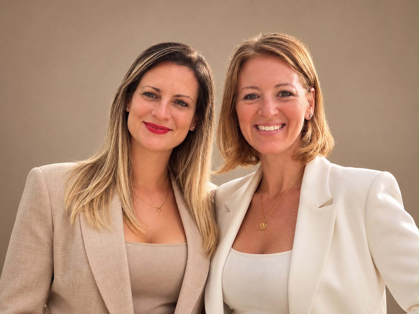 Alexia and Carla, co-founders of The Aster Society, together